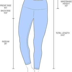 90 Degree By Reflex 7/8 Blue Leggings